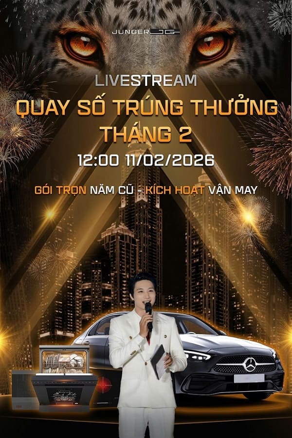 livestream kỳ 5 – gói trọn năm cũ, kích hoạt vận may cùng junger