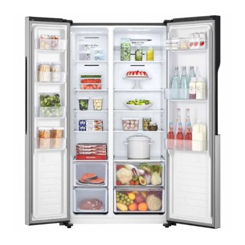 hinh anh tu lanh 2 canh side by side inverter 519 lit lg gr b256jds