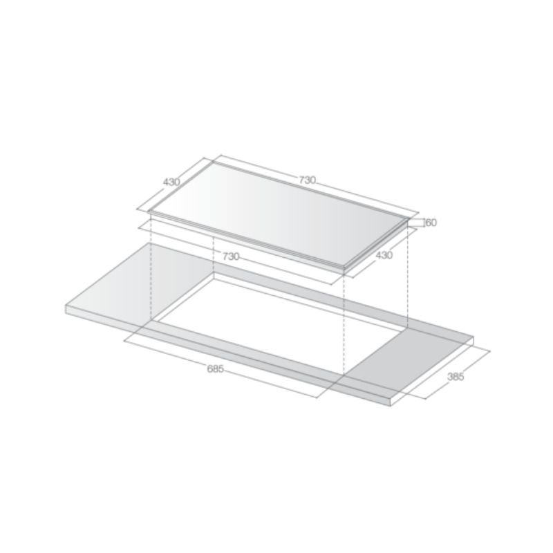 bep-tu-doi-lorca-ta-1008-plus (1) Kích thước Bếp từ đôi Lorca TA-1008 PLUS