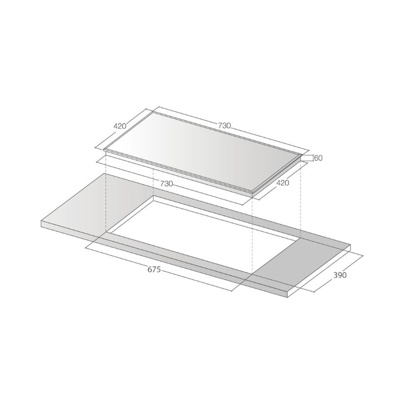 bep-tu-doi-lorca-ta-1009-plus (1) Kích thước Bếp từ đôi Lorca TA-1009 PLUS