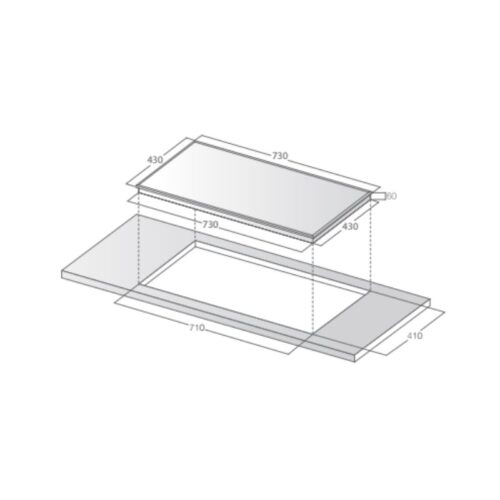 Bếp từ Lorca LCI 809 Plus 12 Kích thước Bếp từ Lorca LCI 809 Plus