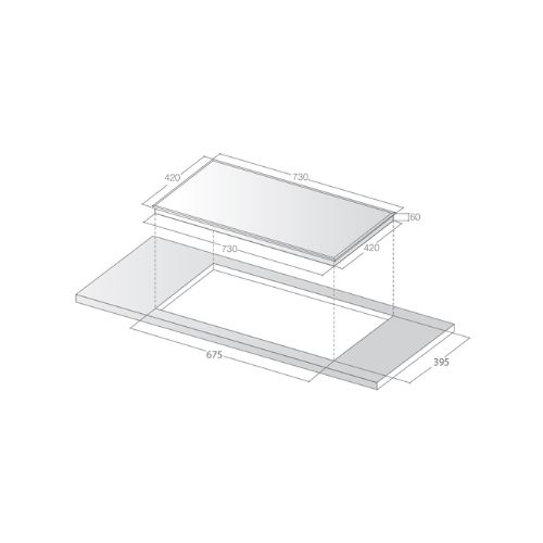 Thiết kế của Bếp từ đôi Lorca LCI-886D Thiết kế của Bếp từ đôi Lorca LCI-886D