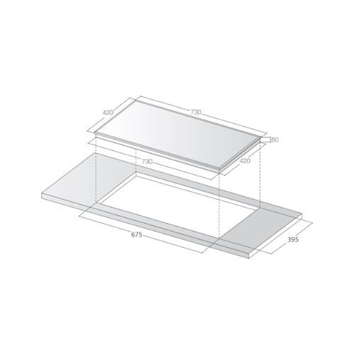 Thiết kế của Bếp từ đôi Lorca LCI-886 Plus Thiết kế của Bếp từ đôi Lorca LCI-886 Plus