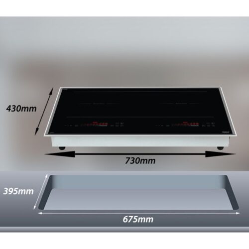 Kích thước bếp từ đôi Lorca LCI-898 PROMAX