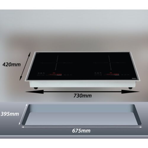 Bếp từ đôi Lorca TA-678 PLUS 3 Kích thước bếp từ đôi Lorca TA-678 PLUS