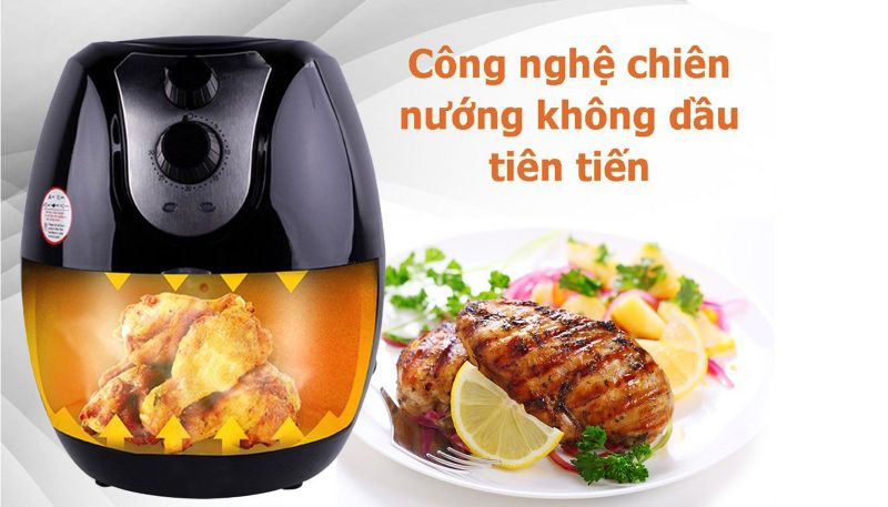 tính năng và công nghệ của nồi chiên không dầu Lorca