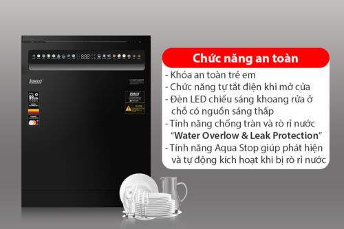 Máy rửa bát LORCA LCI9027SMS07B