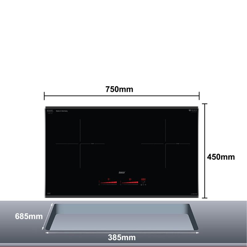 Lắp đặt bếp từ đôi Lorca LCI 999 PRO Lắp đặt bếp từ đôi Lorca LCI 999 PRO