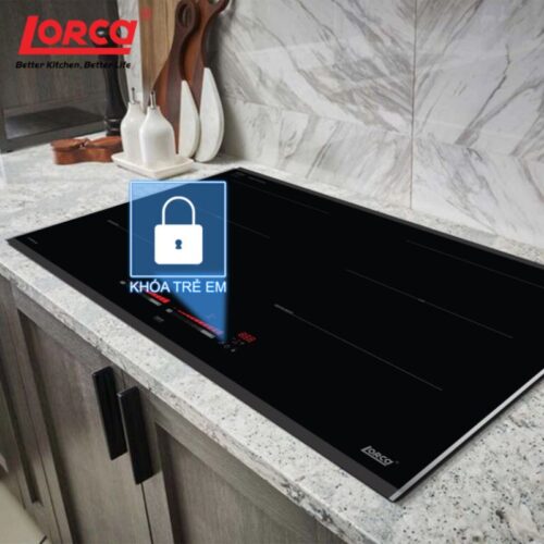 Bếp từ Lorca LCI-9099 LUX 3 Mặt bên bếp từ Lorca LCI-9099 LUX