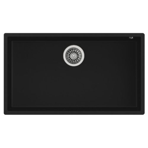 Chậu đá nhân tạo SQUARE 72.40 TG BLACK 115230015