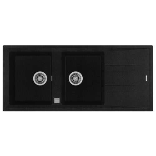 Chậu đá nhân tạo TEKA STONE 80 B-TG 2B 1D BLACK 115400011