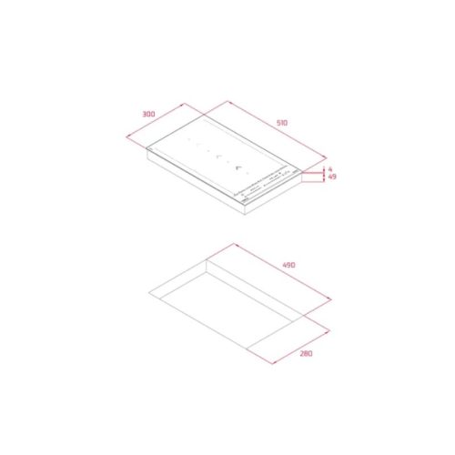 Bếp từ lắp âmTeka IZS 34700 MST BK 112530001 5 kich thuoc bep tu lap am teka izs 34700 mst bk 112530001