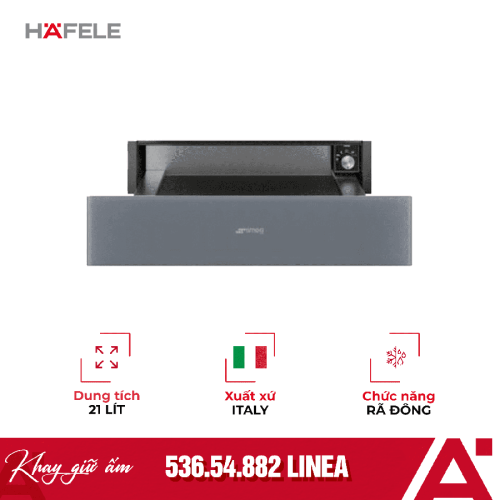 Khay giữ ấm, làm nóng thực phẩm Hafele LINEA 536.54.882