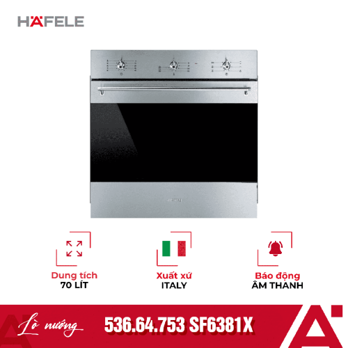 Lò nướng đối lưu Hafele SF6381X 536.64.753