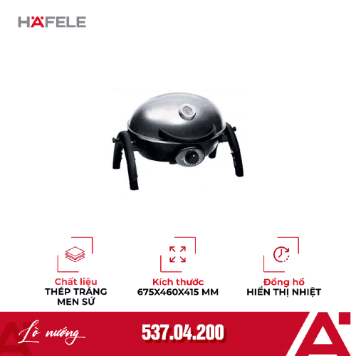 Lò nướng gas 1 vùng nấu Hafele 537.04.200
