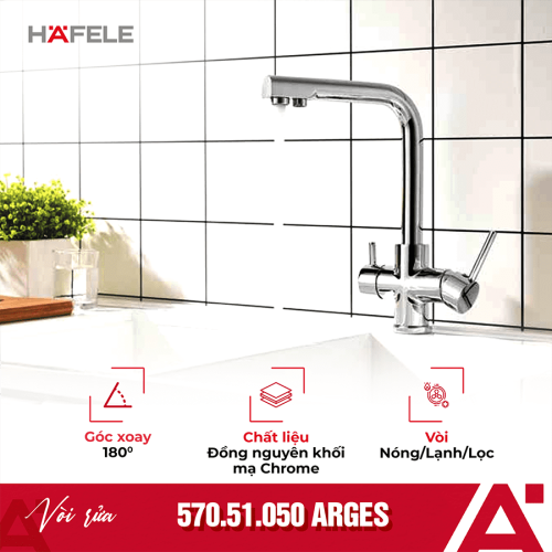 Vòi rửa chén bát Hafele MARCUS HT-C285 570.51.050
