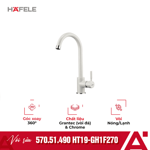 Vòi rửa bát đá Hafele HT19-GH1F270 570.51.490