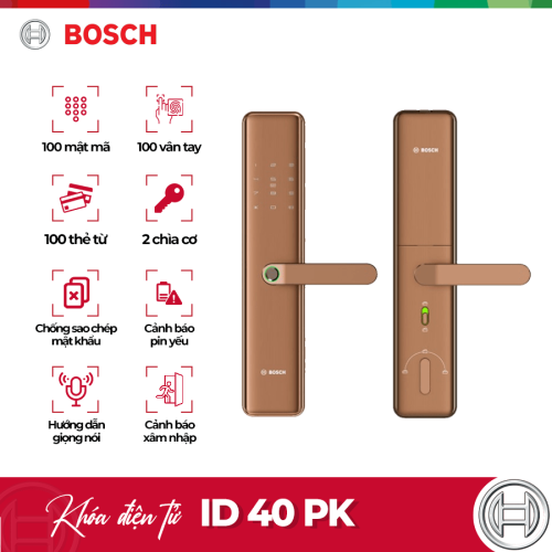 Khóa cửa điện tử Bosch ID 40 PK