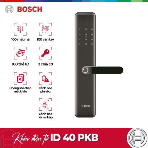 Khóa cửa điện tử Bosch ID 40 PKB