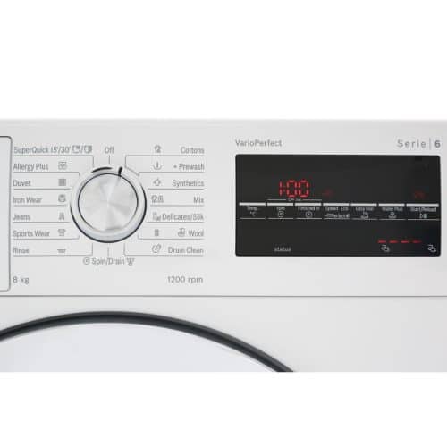Máy giặt quần áo Bosch WAT24480SG 4 Bảng điều khiển máy giặt quần áo Bosch WAT24480SG