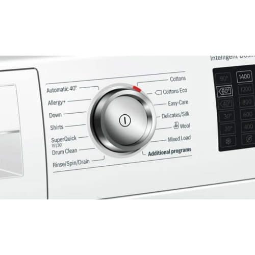 Máy giặt quần áo Bosch WAT286H8SG 3 Bảng điều khiển máy giặt quần áo Bosch WAT286H8SG