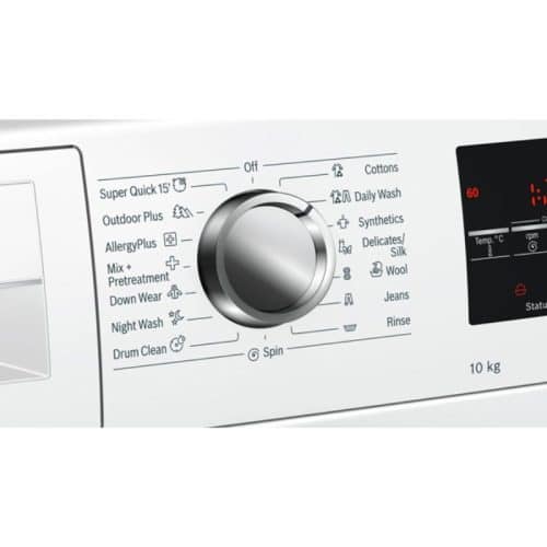 Máy giặt quần áo Bosch WAU28440SG 4 Bảng điều khiển máy giặt quần áo Bosch WAU28440SG