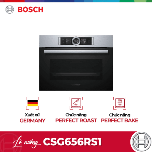 Lò nướng kết hợp hấp Bosch CSG656RS1