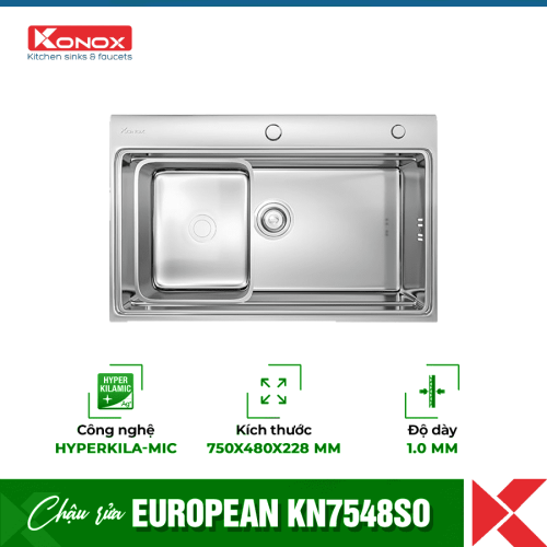 Chậu rửa bát Konox European KN7548SO