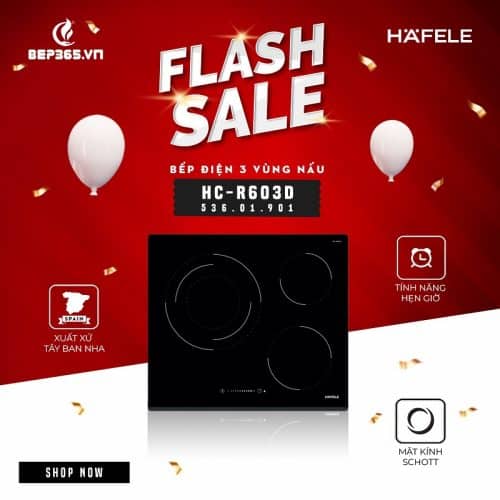 Bếp điện 3 vùng nấu Hafele HC-R603D 536.01.901
