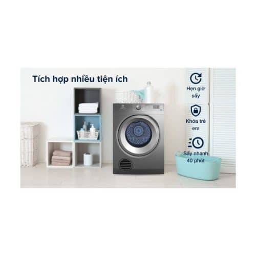 Máy sấy thông hơi Electrolux EDS854N3SB 4 tiện ích của máy sấy thông hơi Electrolux EDS854N3SB
