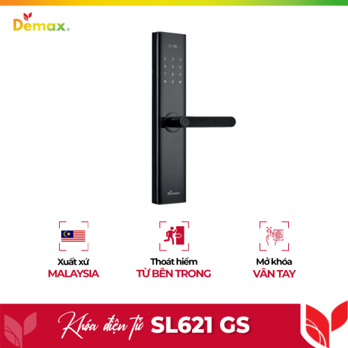Khóa cửa điện tử Demax SL621 GS