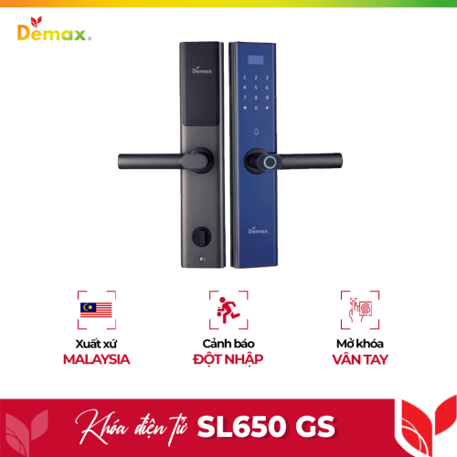 Khóa cửa điện tử Demax SL650 GS
