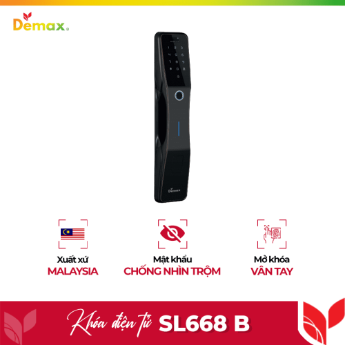 Khóa cửa điện tử Demax SL668 B