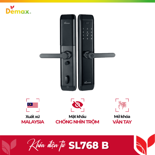 Khóa cửa điện tử Demax SL768 B