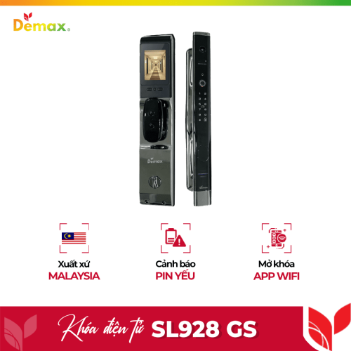 Khóa cửa điện tử Demax SL928 GS