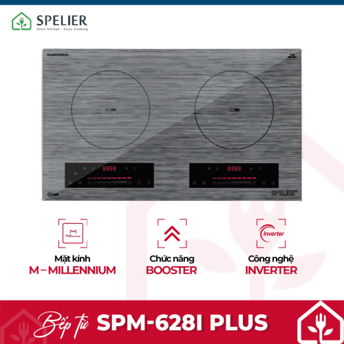 Bếp Từ Đôi Spelier SPM-628I PLUS