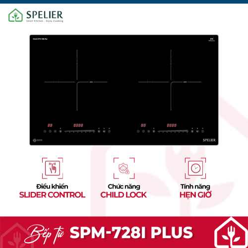 BẾP TỪ ĐÔI SPELIER SPM-728I Plus