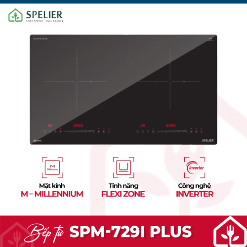 Bếp Từ Đôi Spelier SPM-729I PLUS