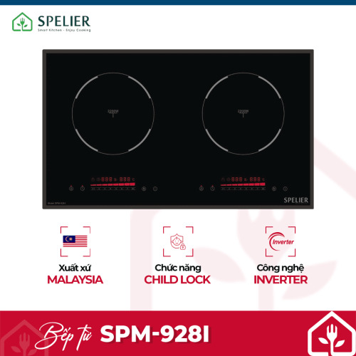 BẾP TỪ ĐÔI SPELIER SPM-928I