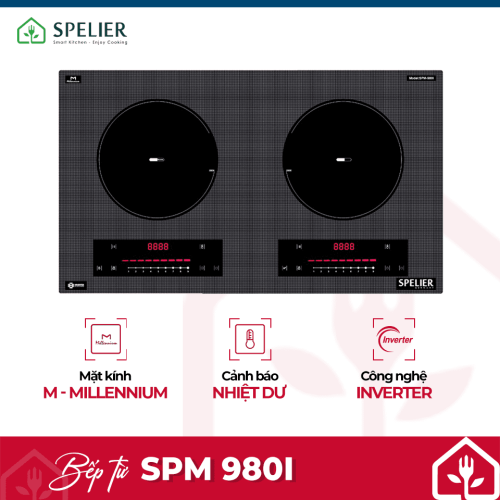 Bếp từ đôi Spelier SPM 980I