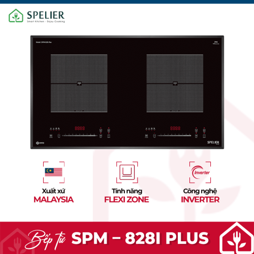 Bếp Từ Đôi Spelier SPM – 828I PLUS