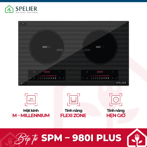 Bếp Từ Đôi Spelier SPM – 980I PLUS
