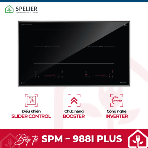 Bếp Từ Đôi Spelier SPM – 988I PLUS