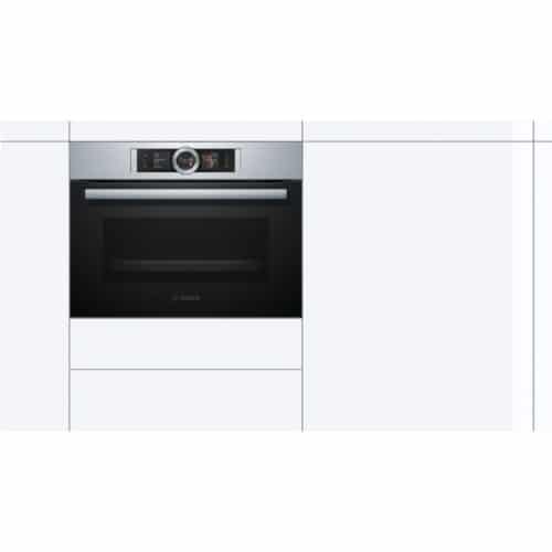 Lò nướng kèm hấp Bosch CSG636BS1 3 Thiết kế lò nướng kèm hấp Bosch CSG636BS1