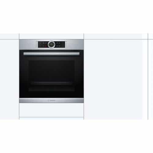 Lò nướng Bosch HBG655BS1 3 Thiết kế lò nướng Bosch HBG655BS1