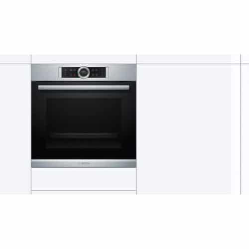 Lò nướng Bosch HBG655BS1M 3 Thiết kế lò nướng Bosch HBG655BS1M