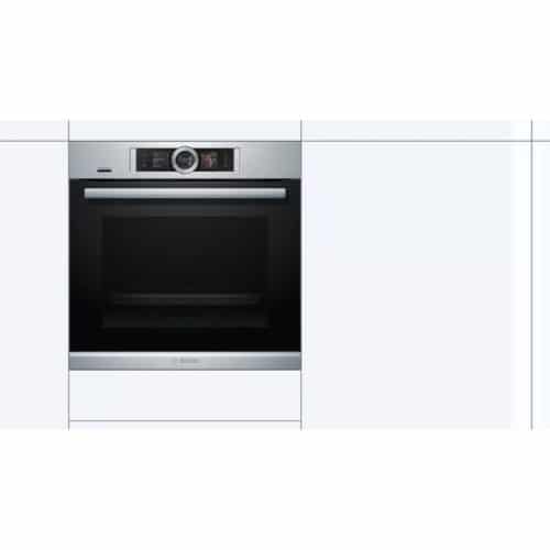 Lò nướng kết hợp hấp Bosch HSG636XS6 3 thiet ke bosch hsg636xs6