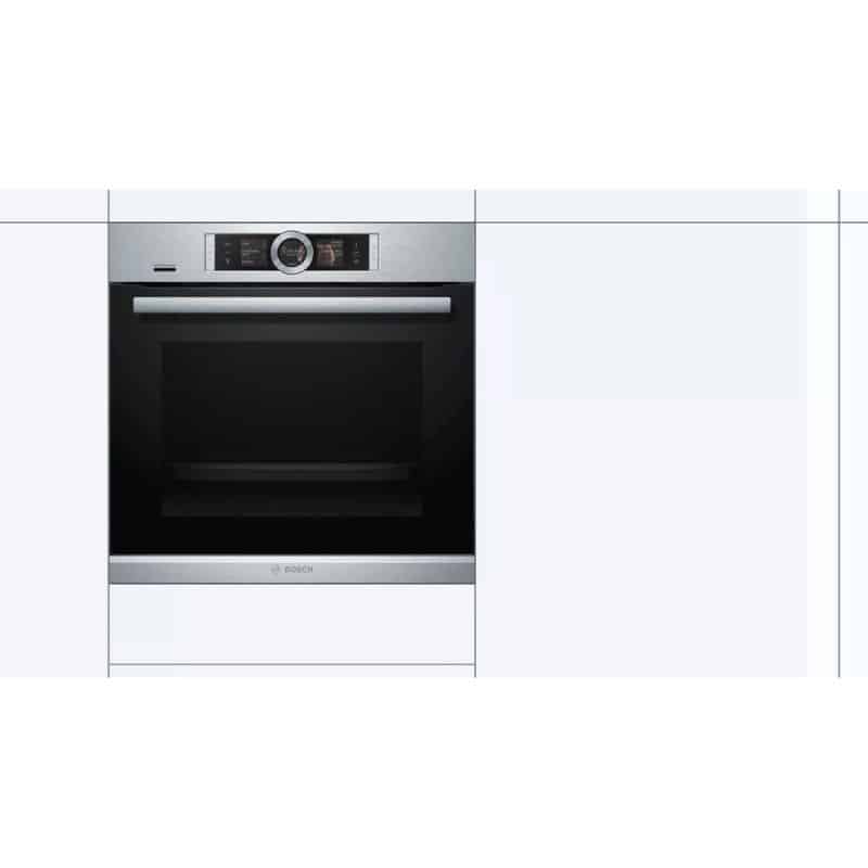 Thiết kế lò nướng kết hợp hấp Bosch HSG636XS6 thiet ke bosch