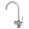 Vòi rửa bát ba đường nước Konox Trim-Water Grey 2 voi rua bat konox trim water grey