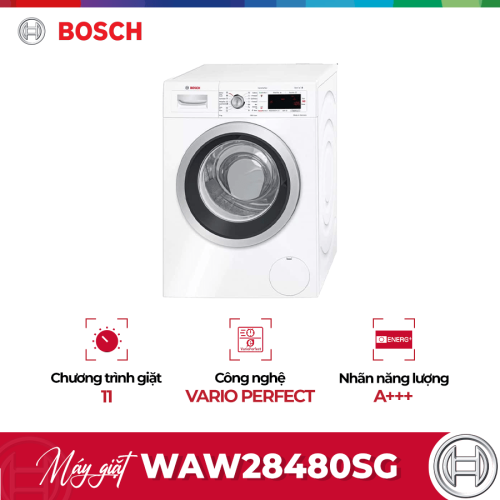 Máy giặt quần áo Bosch WAW28480SG